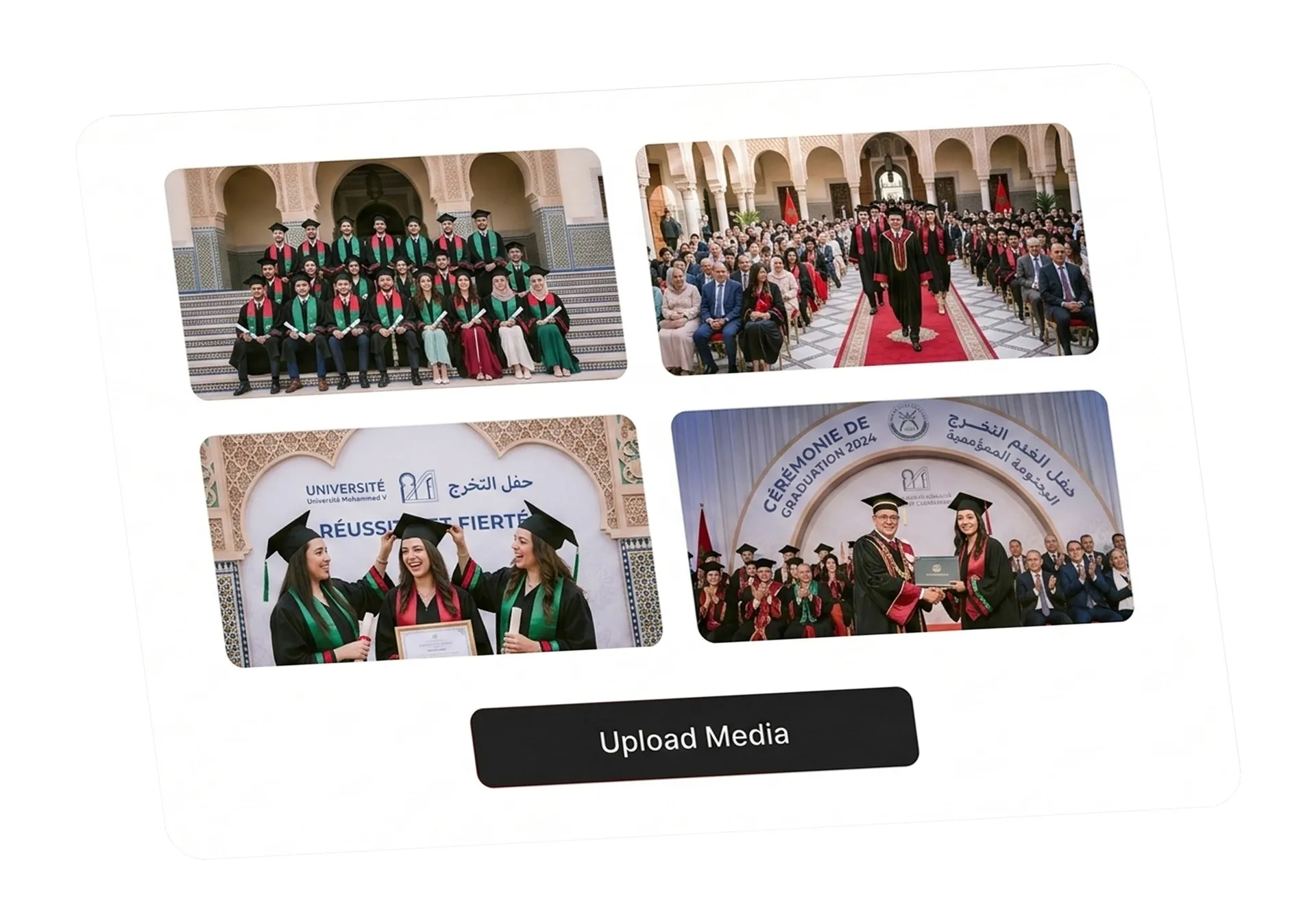 Collecte de photos invités